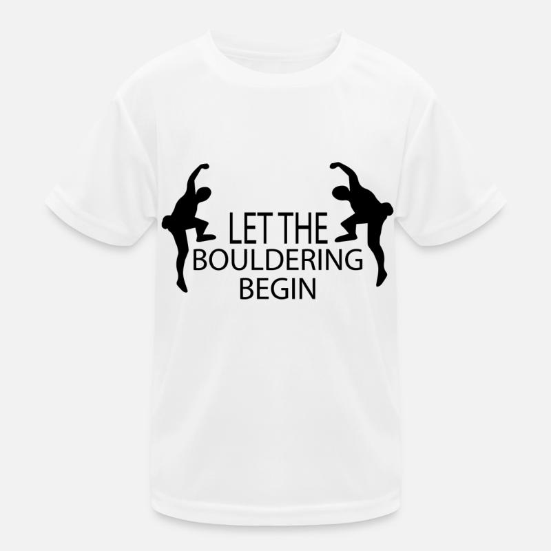 bouldering Kinder Funktions-T-Shirt