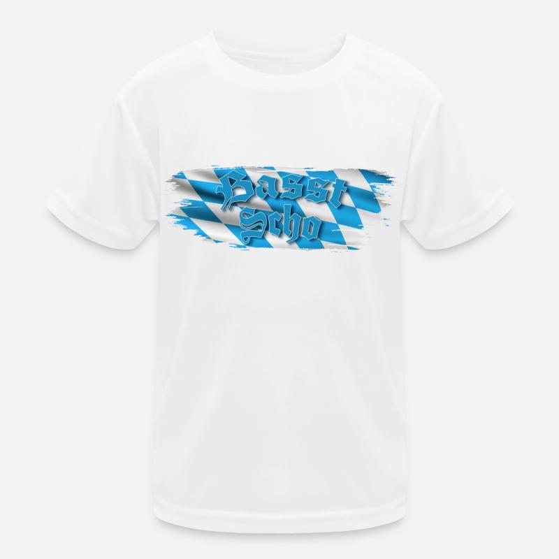 Basst scho Kinder Funktions-T-Shirt