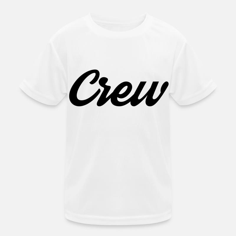 crew Kinder Funktions-T-Shirt