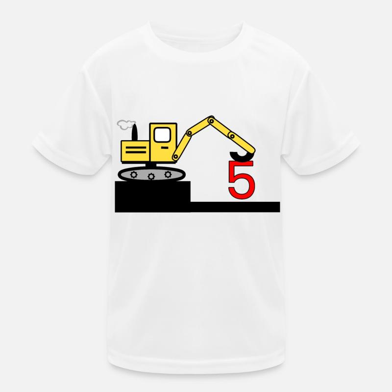 Bagger Kinder Funktions-T-Shirt