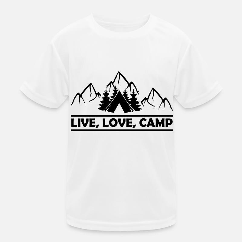 Live Love Camp Kinder Funktions-T-Shirt