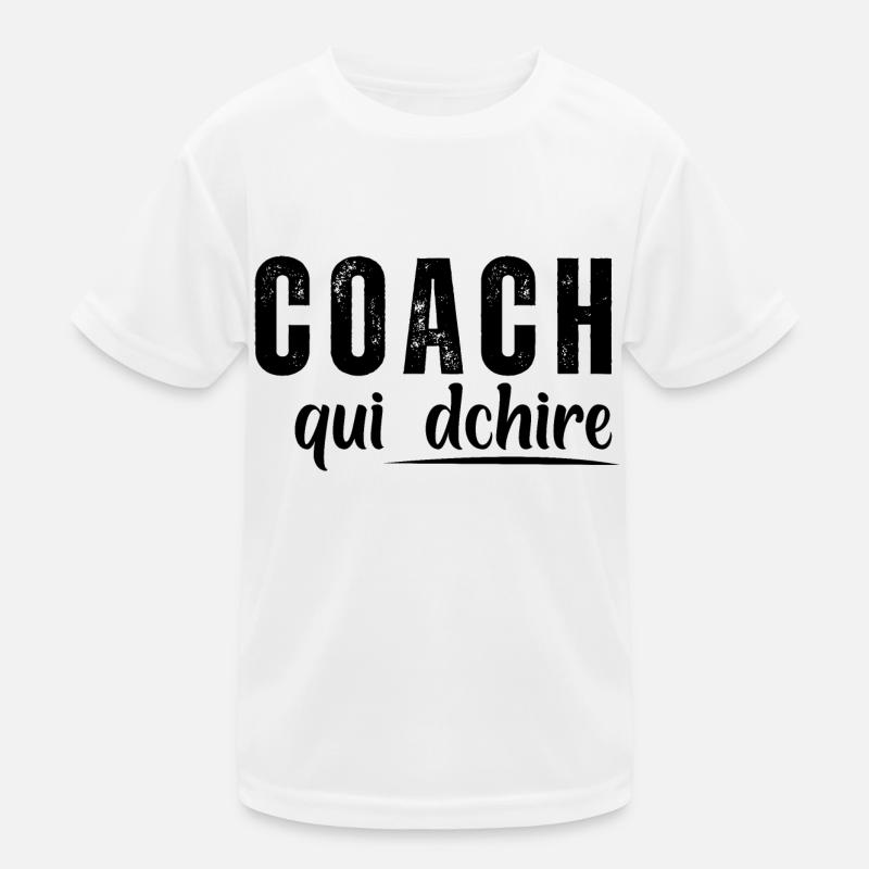 Coach Who Kids Functional T-Shirt