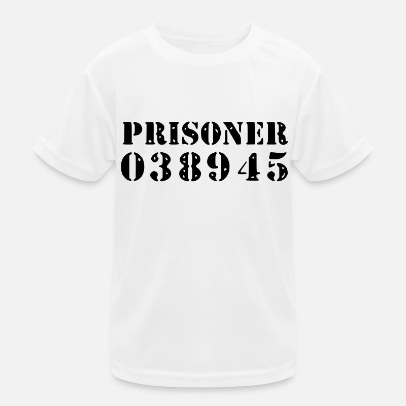 prisoner / Häftling Kinder Funktions-T-Shirt