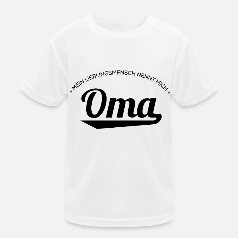 Oma Kinder Funktions-T-Shirt