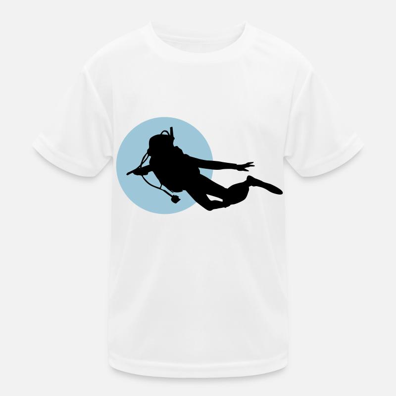 Diving Kinder Funktions-T-Shirt