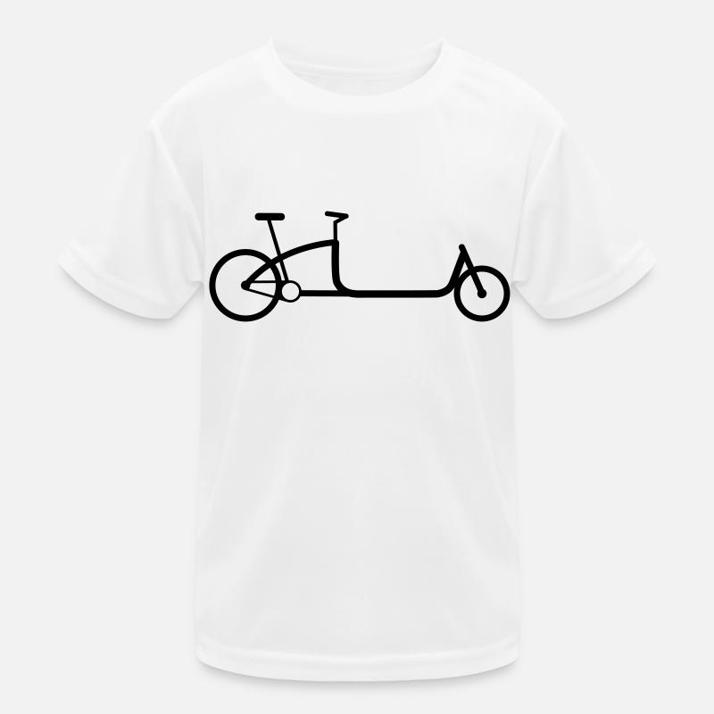 Das ganz große Lastenrad - Kinder Funktions-T-Shirt - Weiß