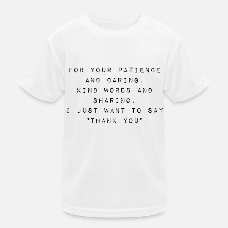 Merci beaucoup T-shirt sport Enfant