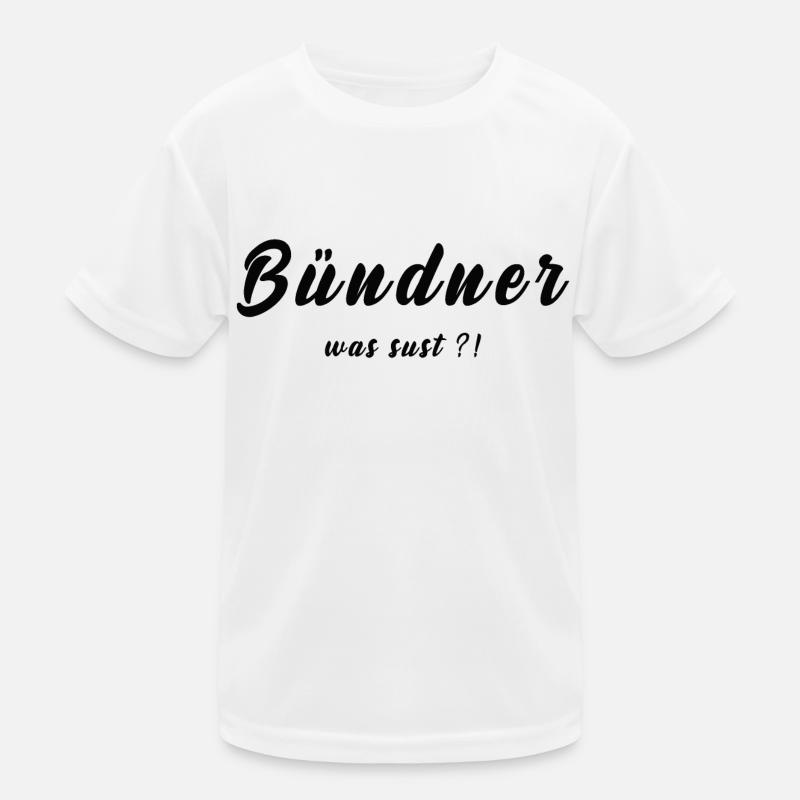 bündner was sust Kinder Funktions-T-Shirt