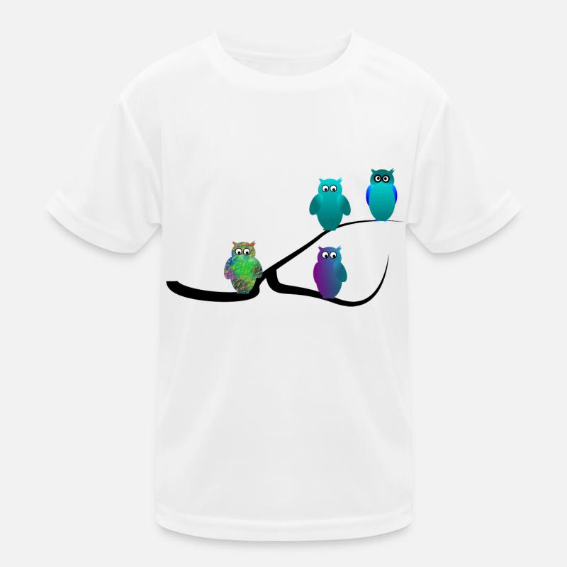 Eule Kinder Funktions-T-Shirt
