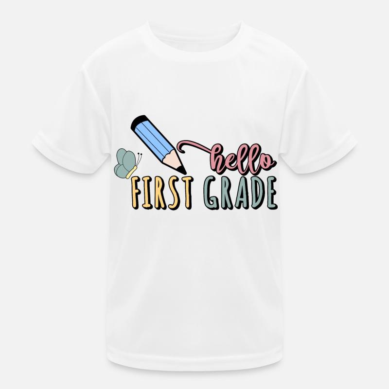 Hello First Grade Kids Functional T-Shirt