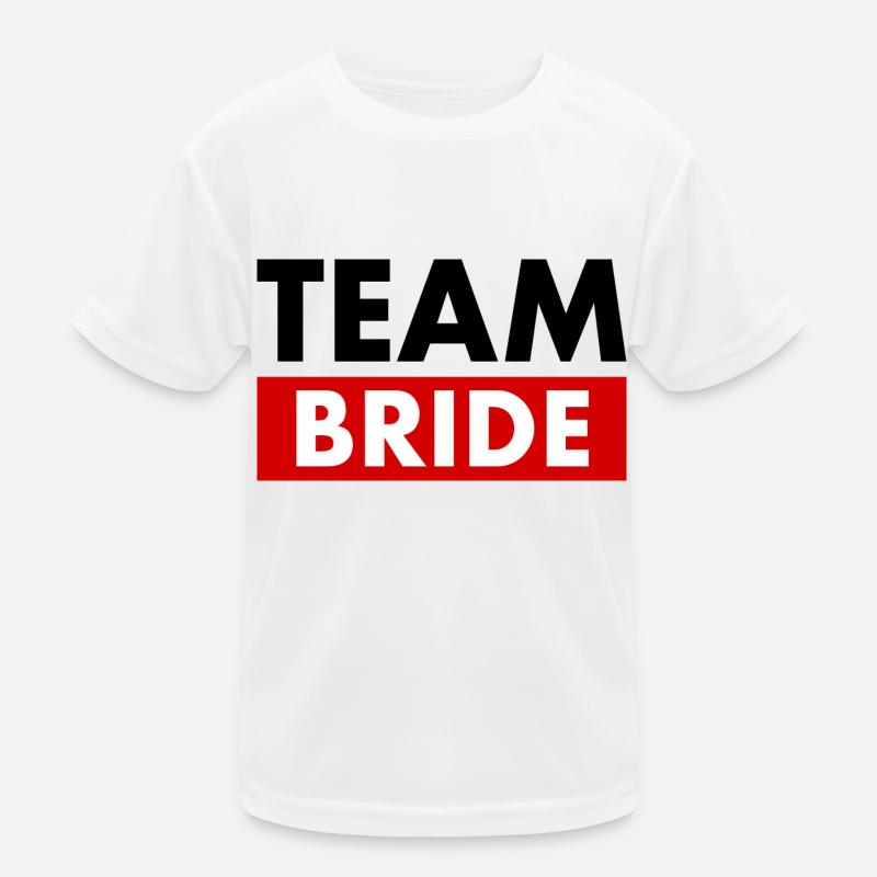 Team bride T-shirt sport Enfant