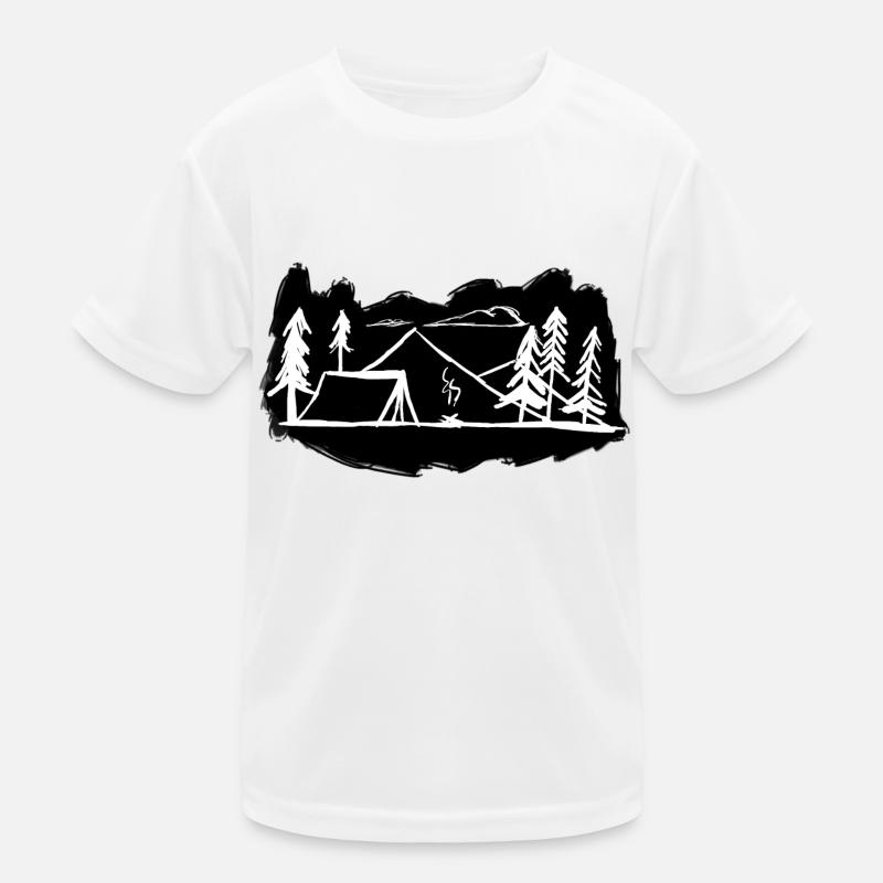 camping Kids Functional T-Shirt