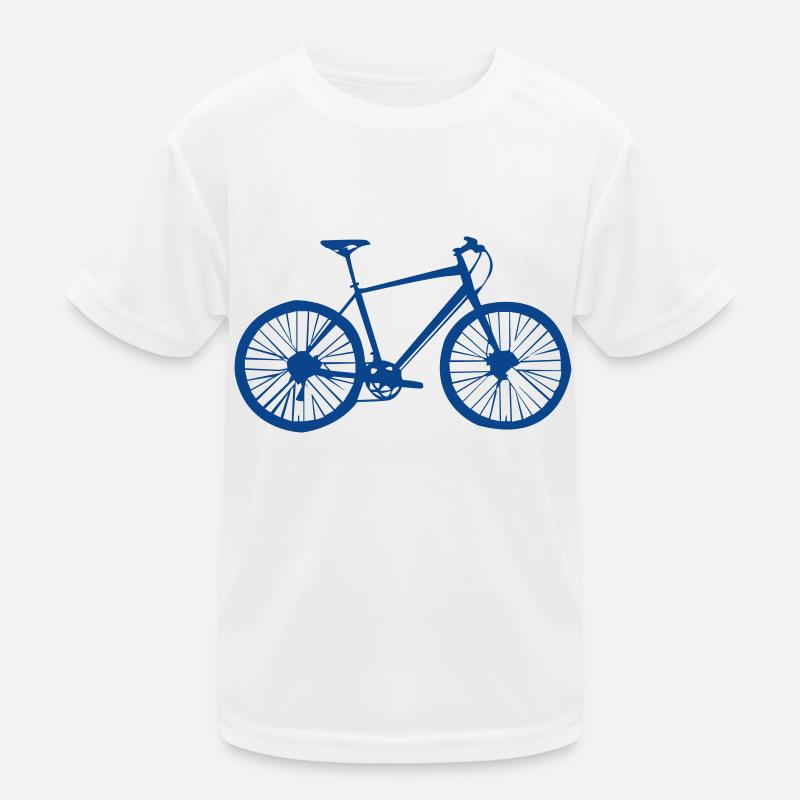 silhouette de vélo T-shirt sport Enfant
