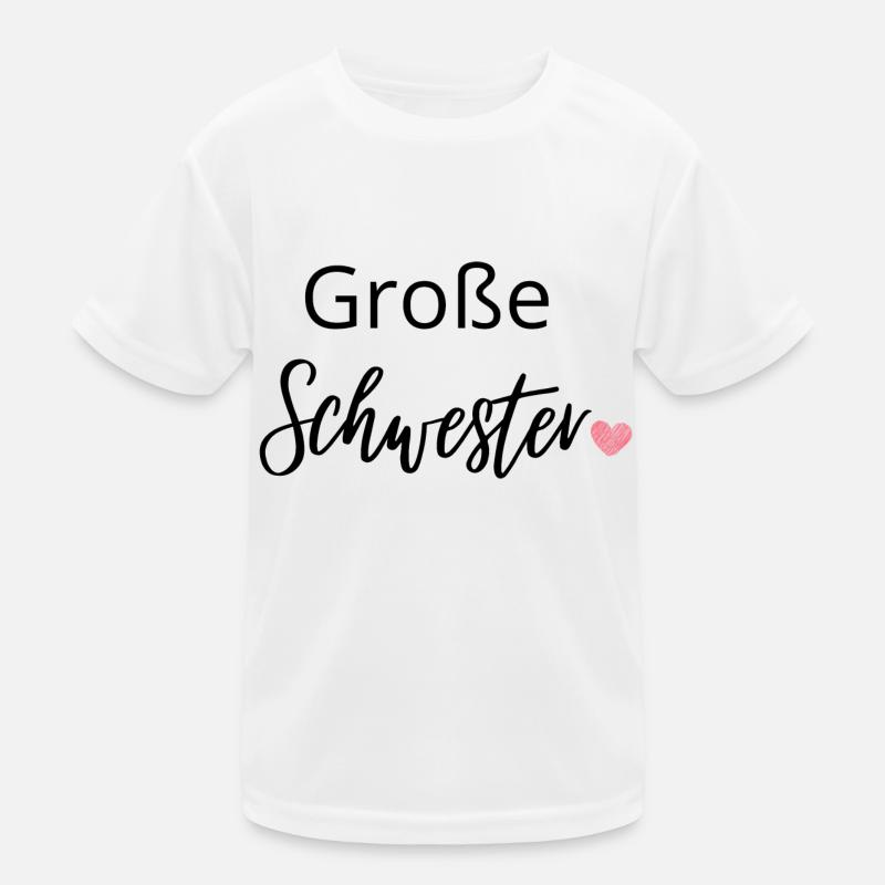 Große Schwester Kinder Funktions-T-Shirt