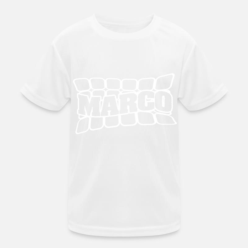 Marco als Name Kinder Funktions-T-Shirt