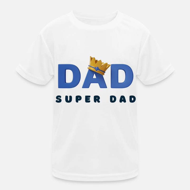 Super-Papa Kinder Funktions-T-Shirt