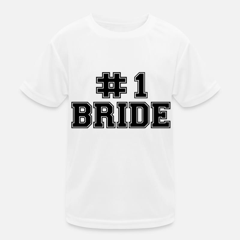 number one bride Kinder Funktions-T-Shirt