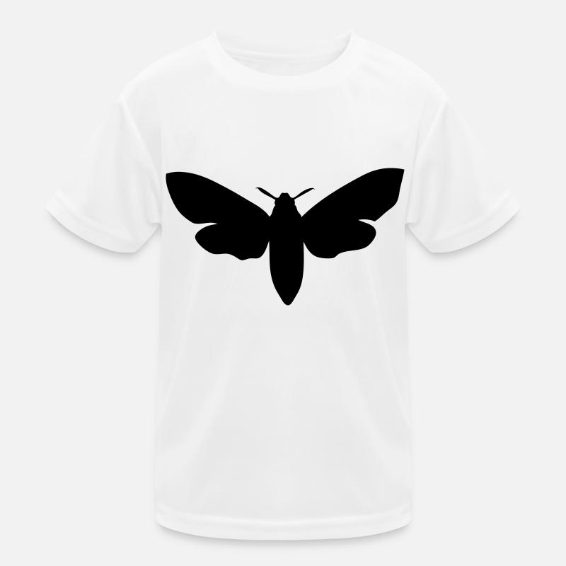 Nachtfalter Kinder Funktions-T-Shirt