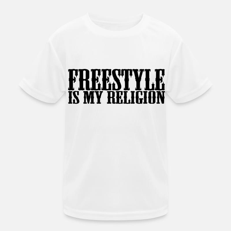 freestyle est ma religion T-shirt sport Enfant