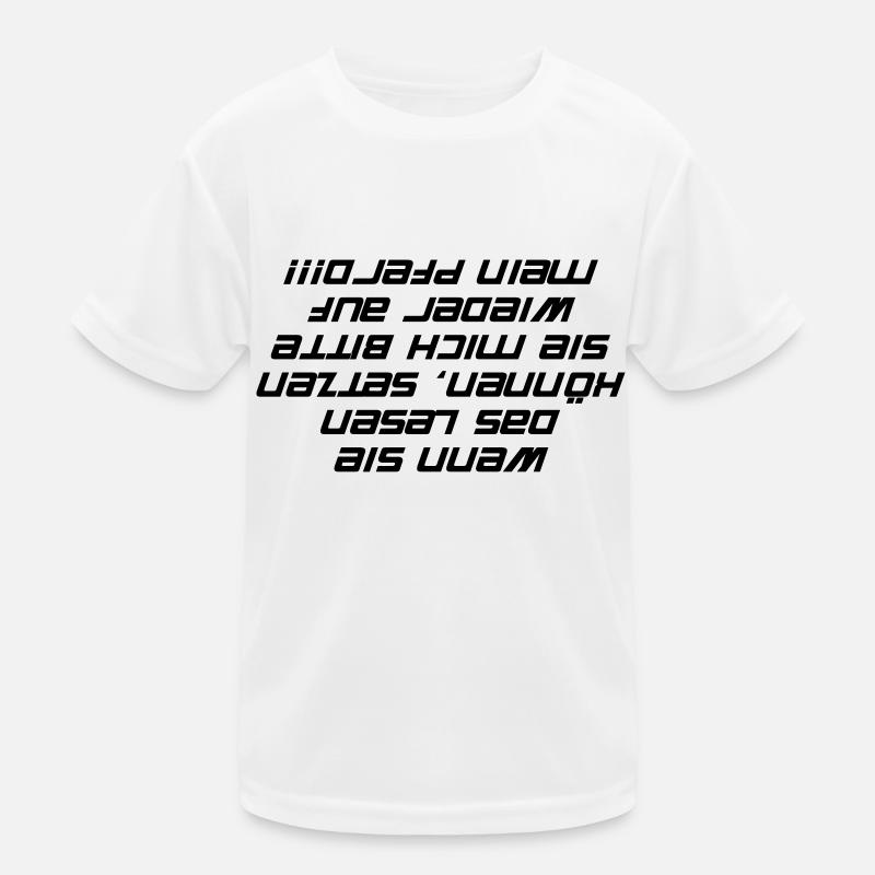 If you can read this, they put me w Kids Functional T-Shirt