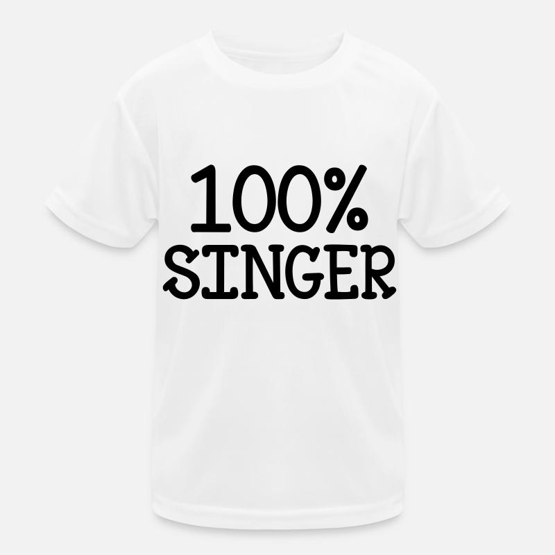 100% Singer Kids Functional T-Shirt