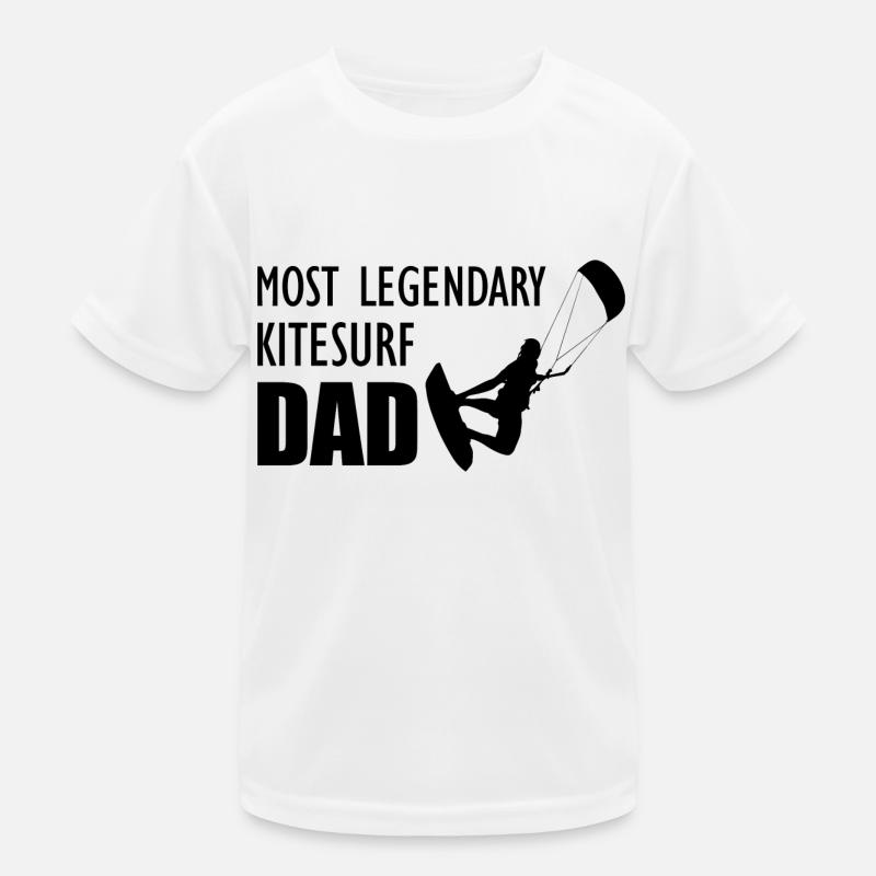 Most legendary kitesurf dad cadeau kitesurf T-shirt sport Enfant