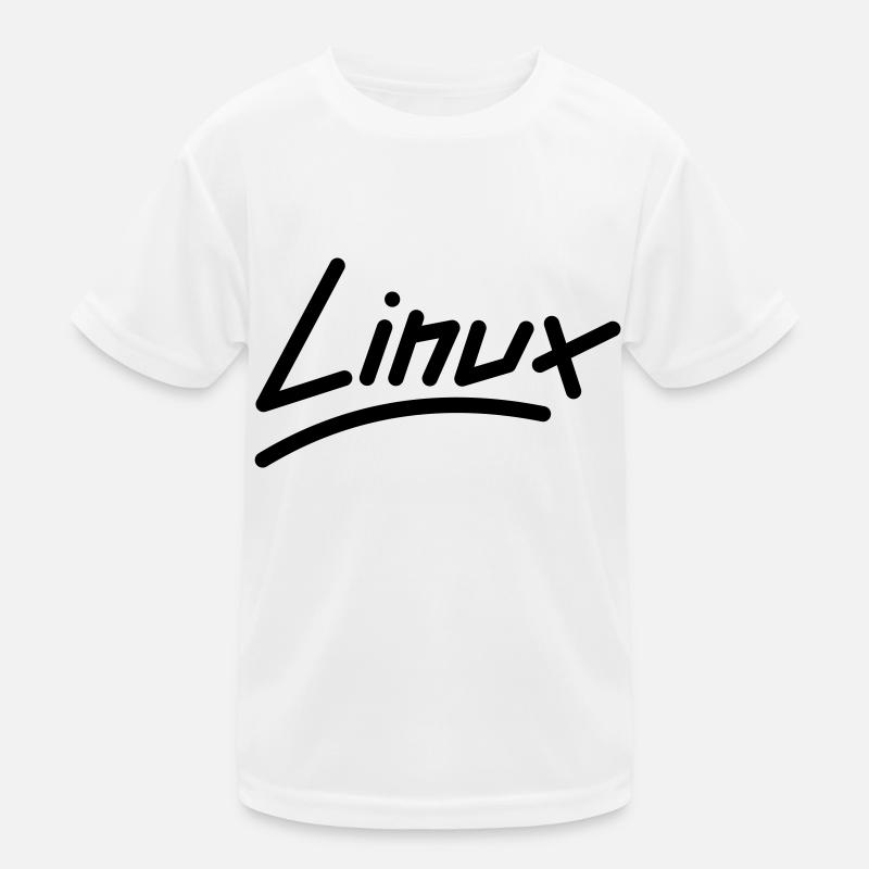 Linux - Vecteur T-shirt sport Enfant