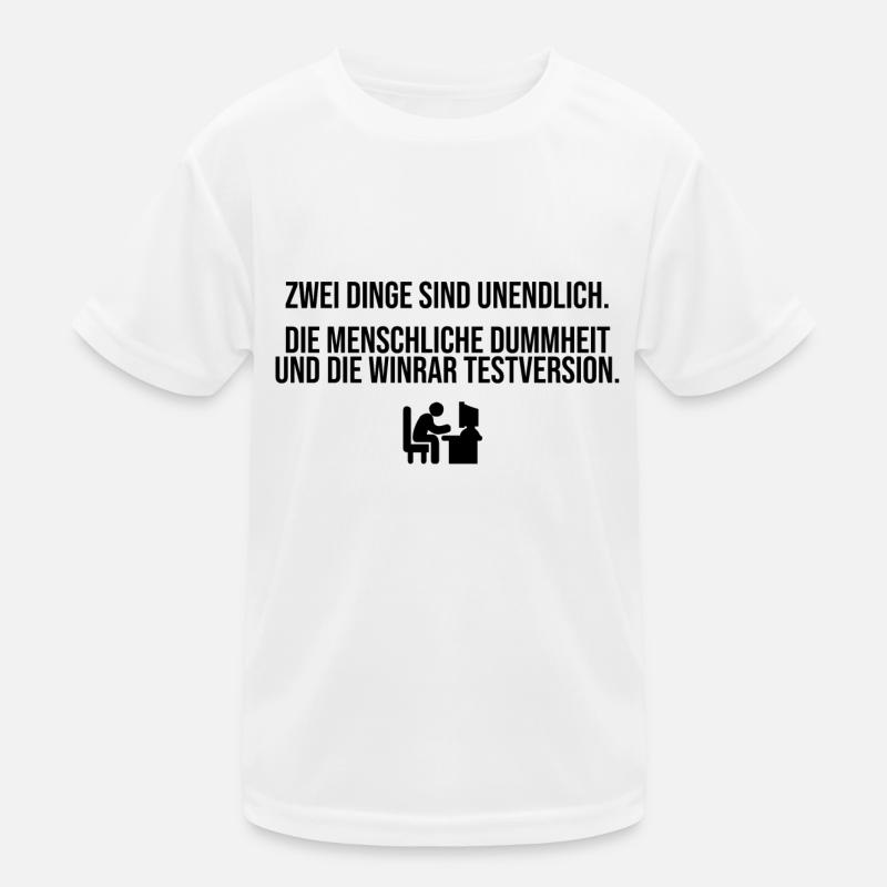 Die WinRAR Testversion Kinder Funktions-T-Shirt