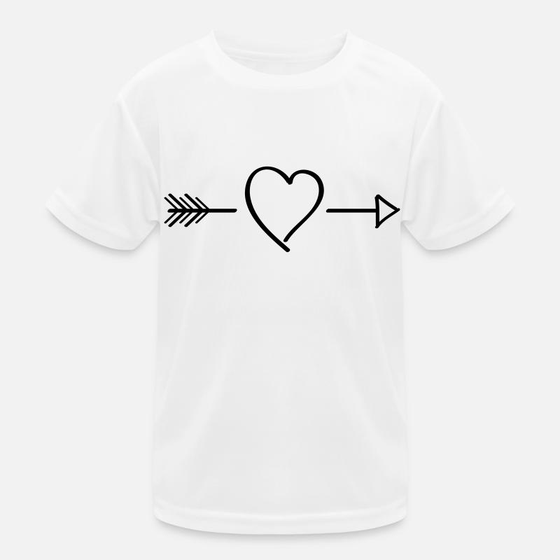 heart Kinder Funktions-T-Shirt