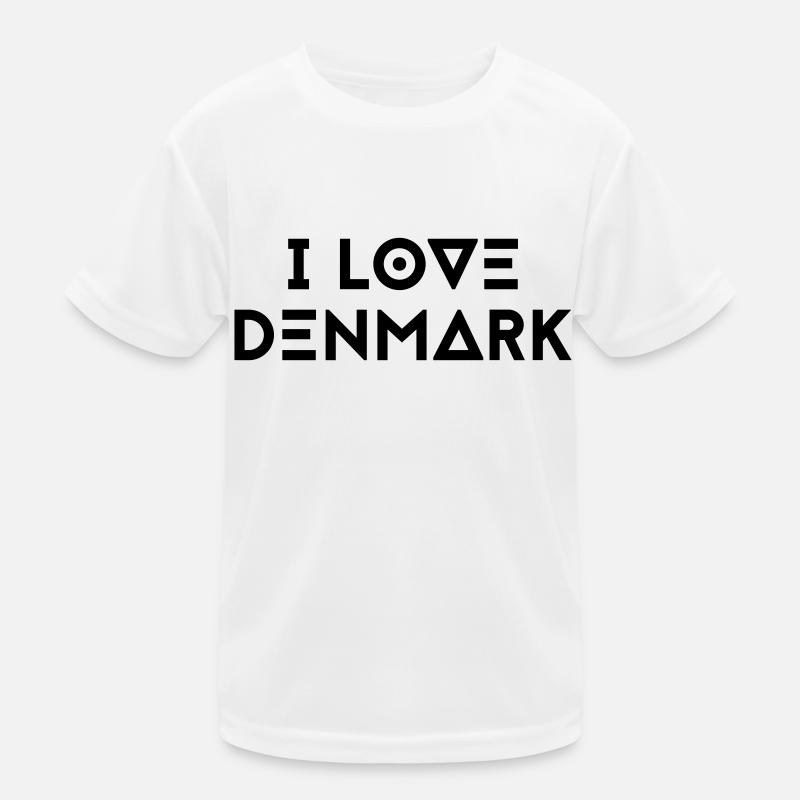 J’AIME LE DANEMARK T-shirt sport Enfant