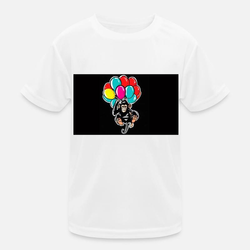 Design Monkey1 - Kids Functional T-Shirt - white