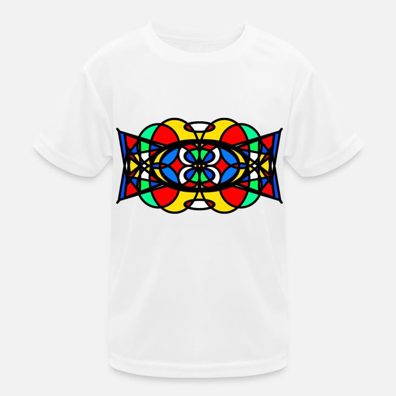 Muster Kinder Funktions-T-Shirt