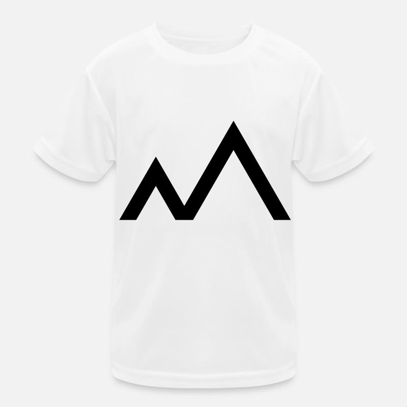 Berg und Tal Kinder Funktions-T-Shirt
