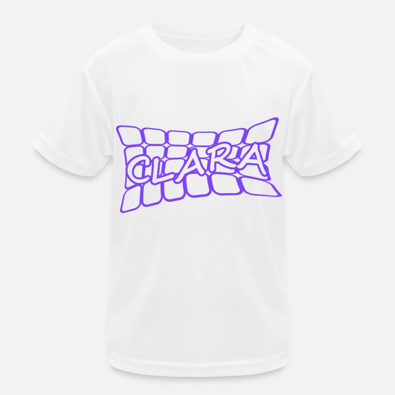 Name Clara Kinder Funktions-T-Shirt