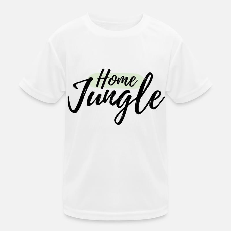 Home Jungle Lettrage T-shirt sport Enfant