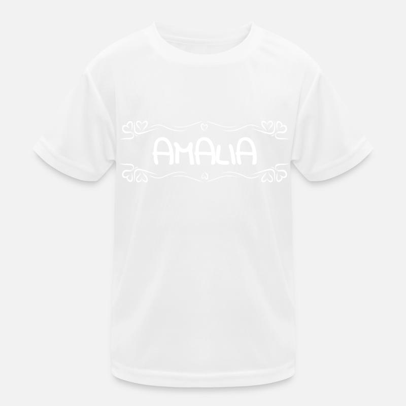 Name Amalia Kinder Funktions-T-Shirt