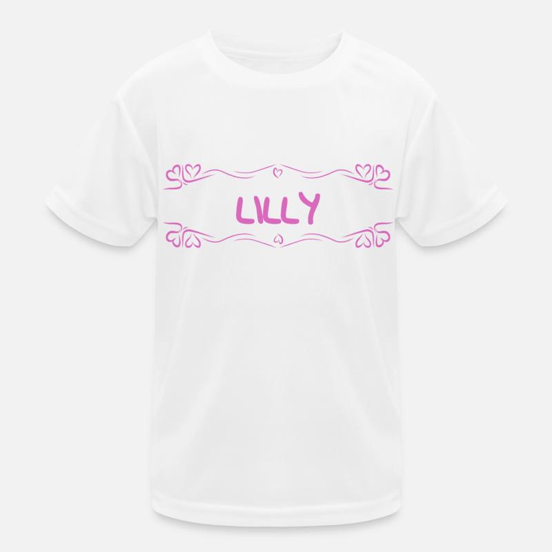 Name Lilly Kinder Funktions-T-Shirt