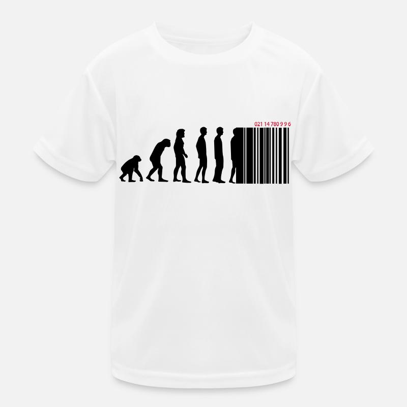 DARWIN - EVOLUTION SOCIETE - CODE BARRE T-shirt sport Enfant