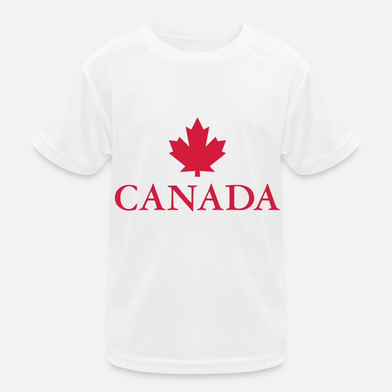 Canada Ottawa Ahorn Maple Leaf Kanada Amerika Kinder Funktions-T-Shirt