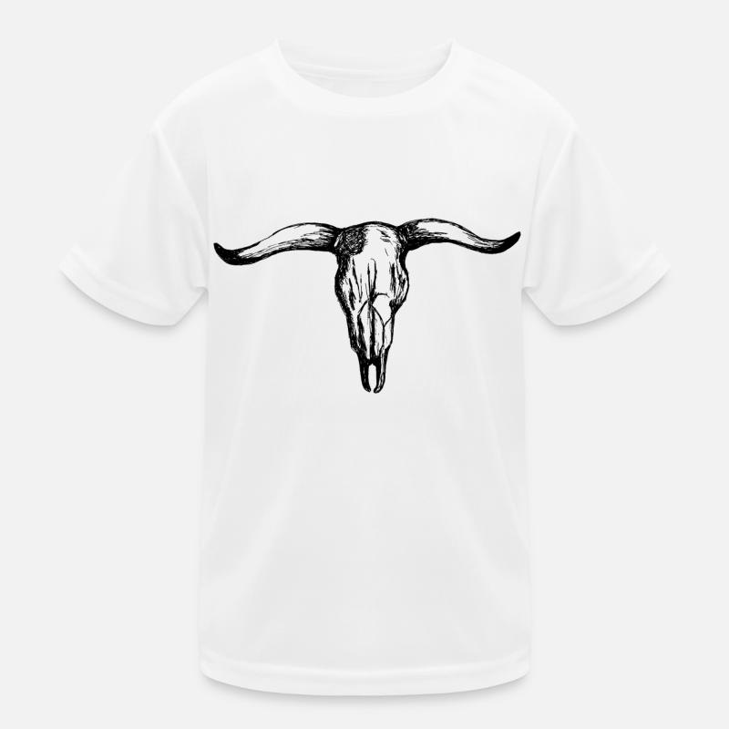 Crâne de taureau T-shirt sport Enfant