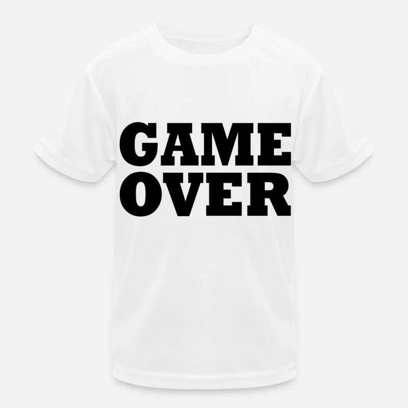 Game over Kinder Funktions-T-Shirt
