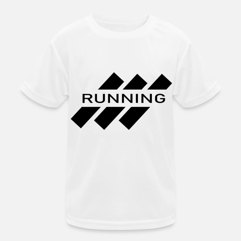 Marathon Running Run jogging Kinder Funktions-T-Shirt