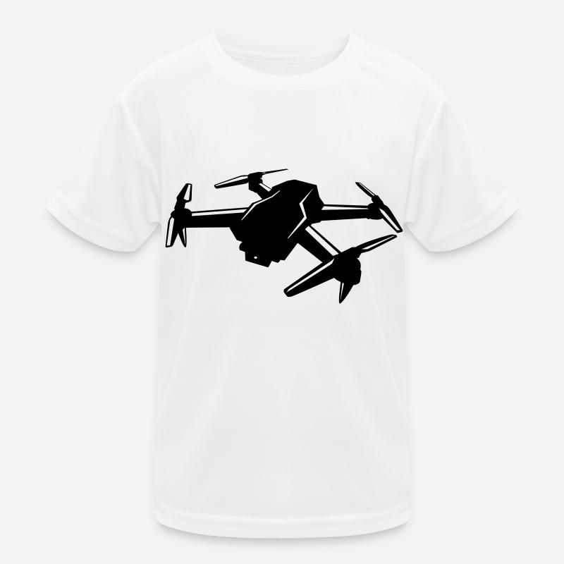 Drohne Kinder Funktions-T-Shirt