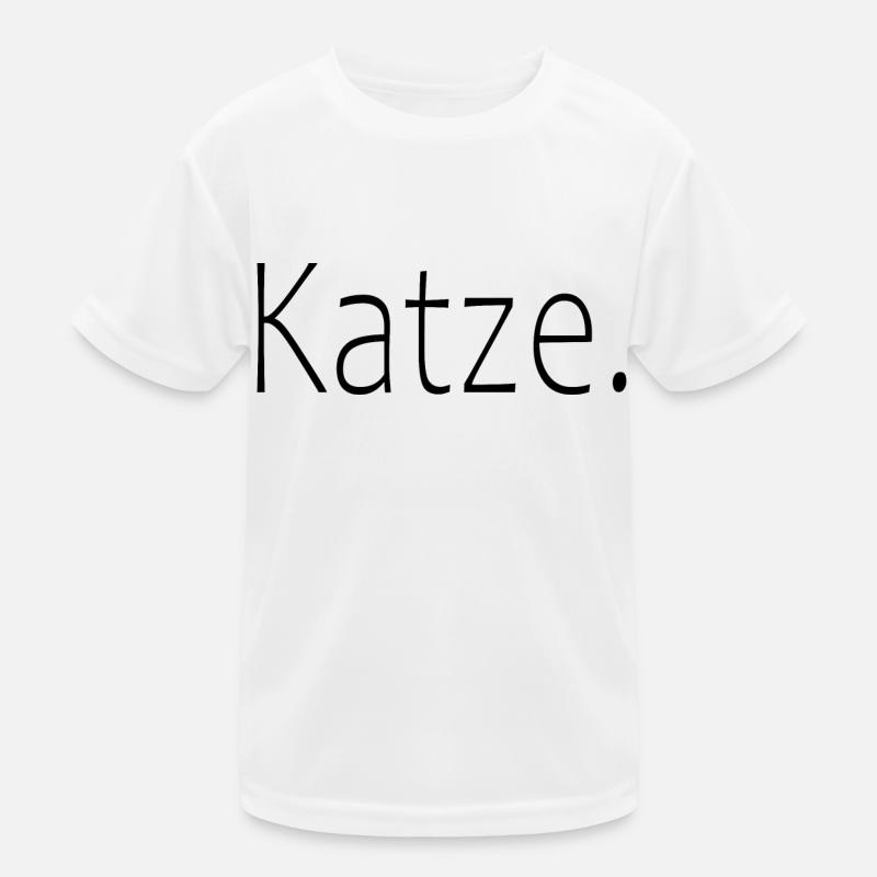Katze Kinder Funktions-T-Shirt