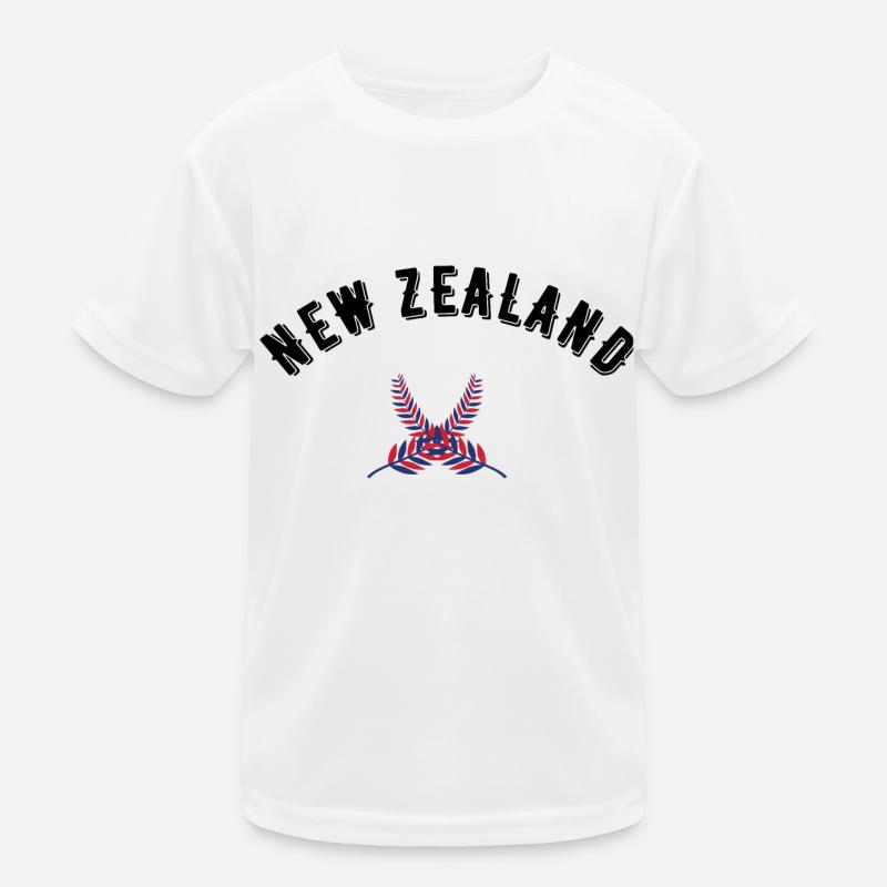 Neuseeland Kinder Funktions-T-Shirt