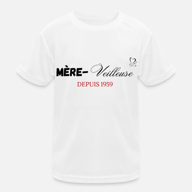 Mère veilleuse depuis 1959 T-shirt sport Enfant