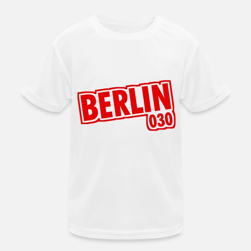 Berlin - 030 - Capital - Germany - Area Code Kids Functional T-Shirt