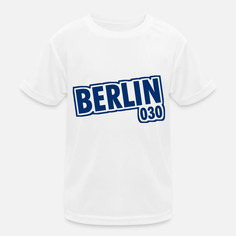 Berlin - 030 - Capital - Germany - Area Code Kids Functional T-Shirt