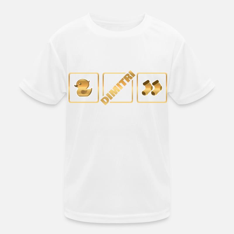 Geburt Dimitri Kinder Funktions-T-Shirt