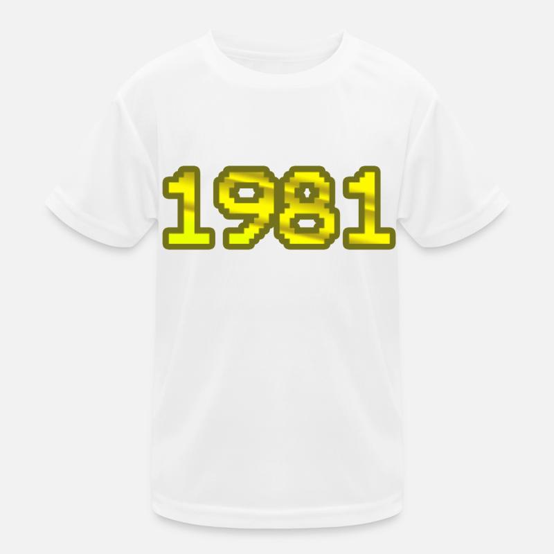 Nerd 1981 Kinder Funktions-T-Shirt